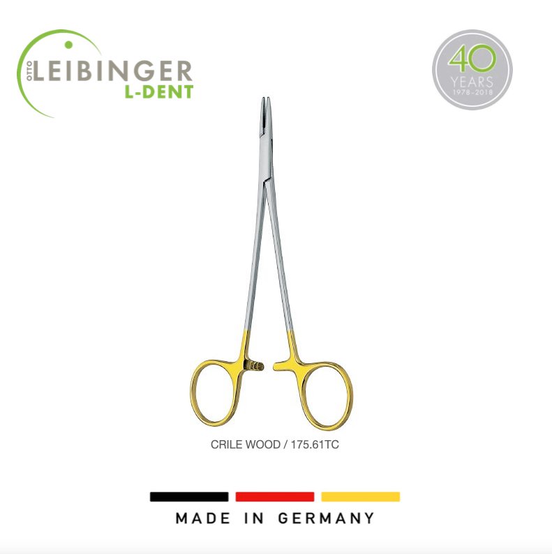 Leibinger TC Needle Holder 15cm - Crile-Wood