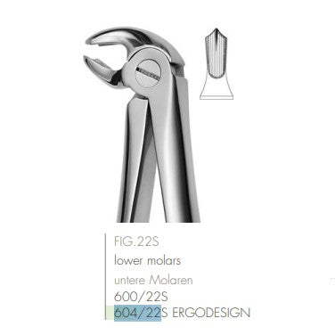 Paediatric Extraction Forceps - Lower Molars