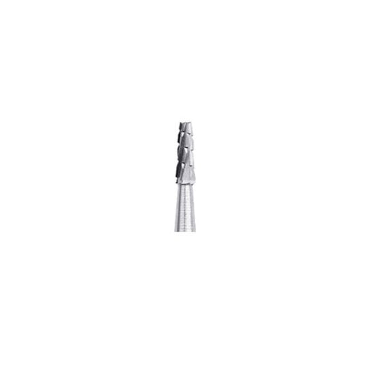 Lusterdent Tungsten Carbide Bur - G33 Flat End Taper Cross Cut- Slow Speed - Right Angle - 3-Pack